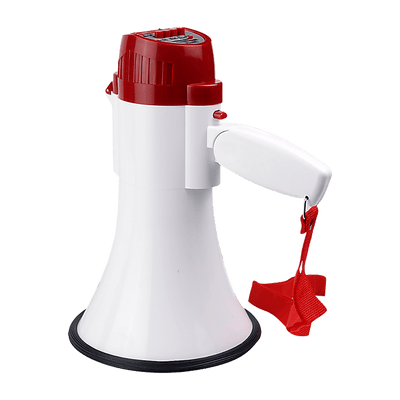 Audio Megaphone 25Watt Bull Horn with Siren