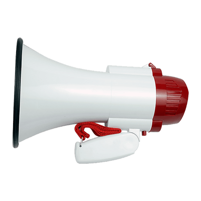 Audio Megaphone 25Watt Bull Horn with Siren