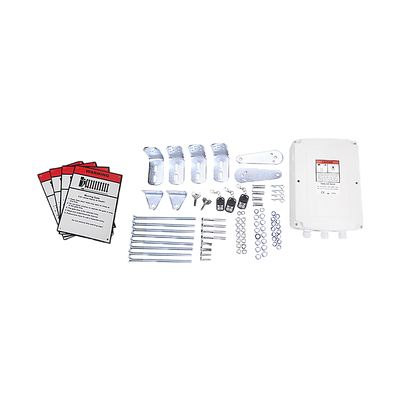 1000KG 20W Solar Double Swing Auto Motor Remote Gate Opener