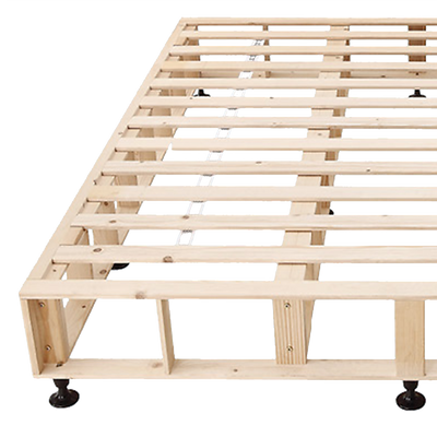 Palermo Queen Ensemble Bed Base Midnight Black Linen Fabric