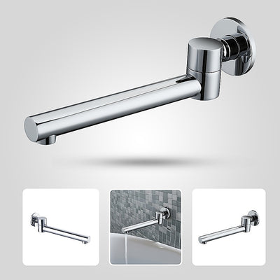 240mm Brass Bath Safety Spout Swivel