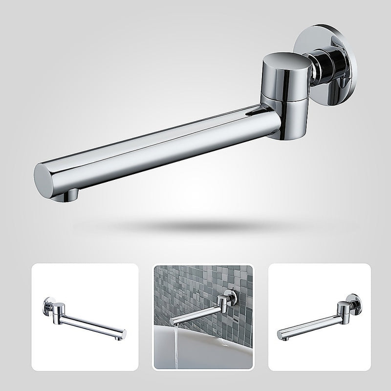 240mm Brass Bath Safety Spout Swivel
