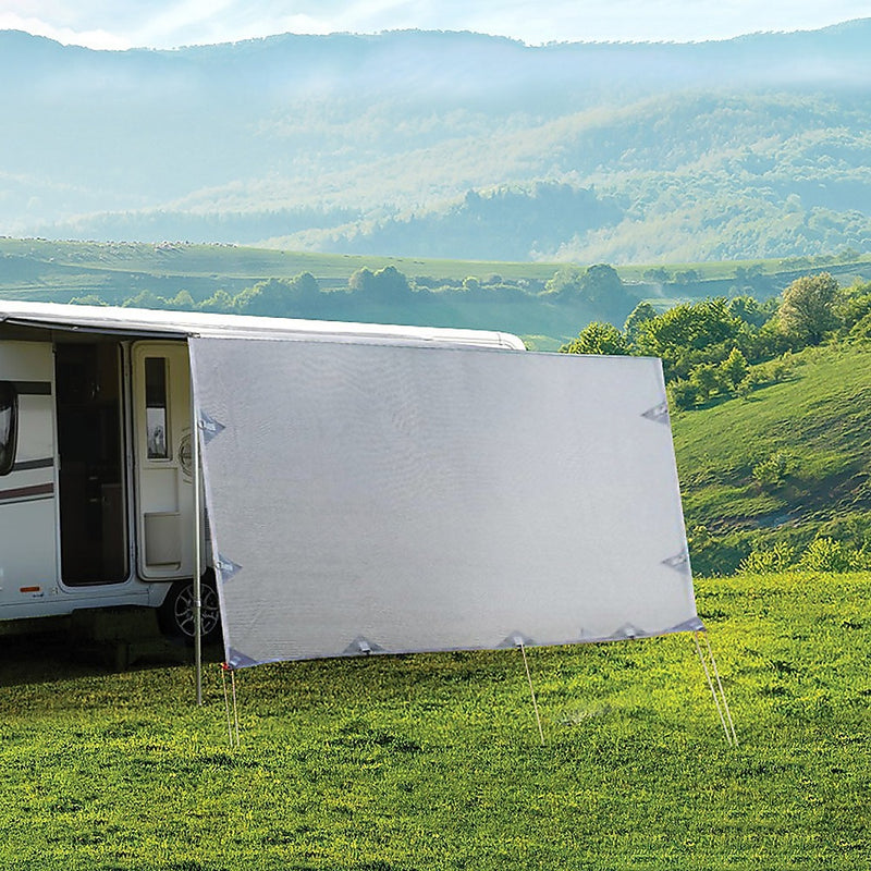 4m Caravan Privacy Screen Side Sunscreen Sun Shade for 14&