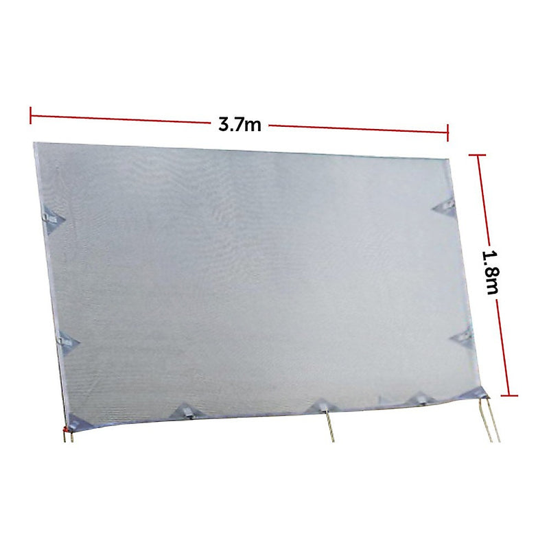 3.7m Caravan Privacy Screen Side Sunscreen Sun Shade for 13&