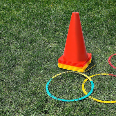 230mm Training Cones Set Witches Hat Football Soccer Rugby Traffic