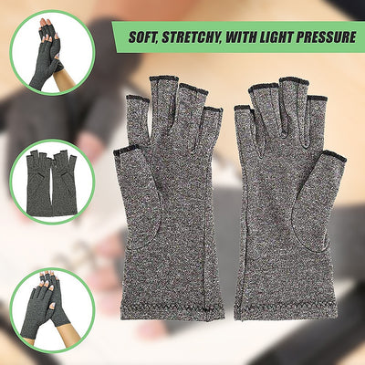 Arthritis Gloves Compression Joint Finger Hand Wrist Support Brace - Small