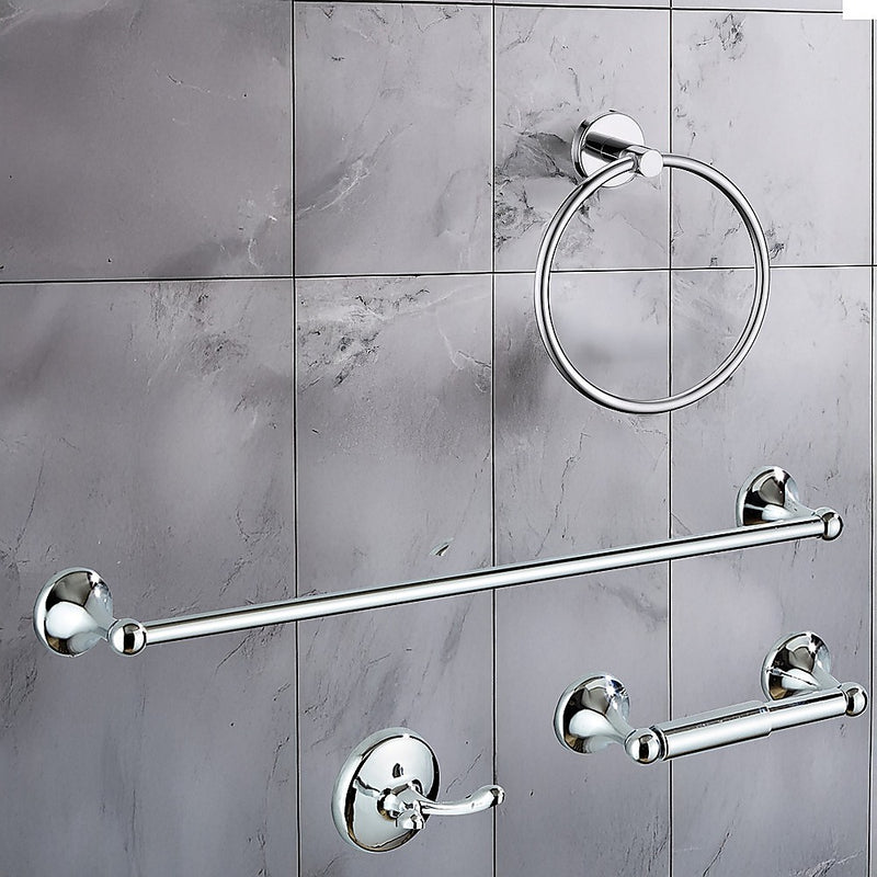 4 Piece Towel Bar Set Bath Accessories Bathroom Hardware