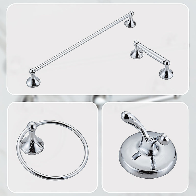 4 Piece Towel Bar Set Bath Accessories Bathroom Hardware