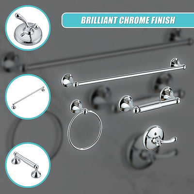 4 Piece Towel Bar Set Bath Accessories Bathroom Hardware