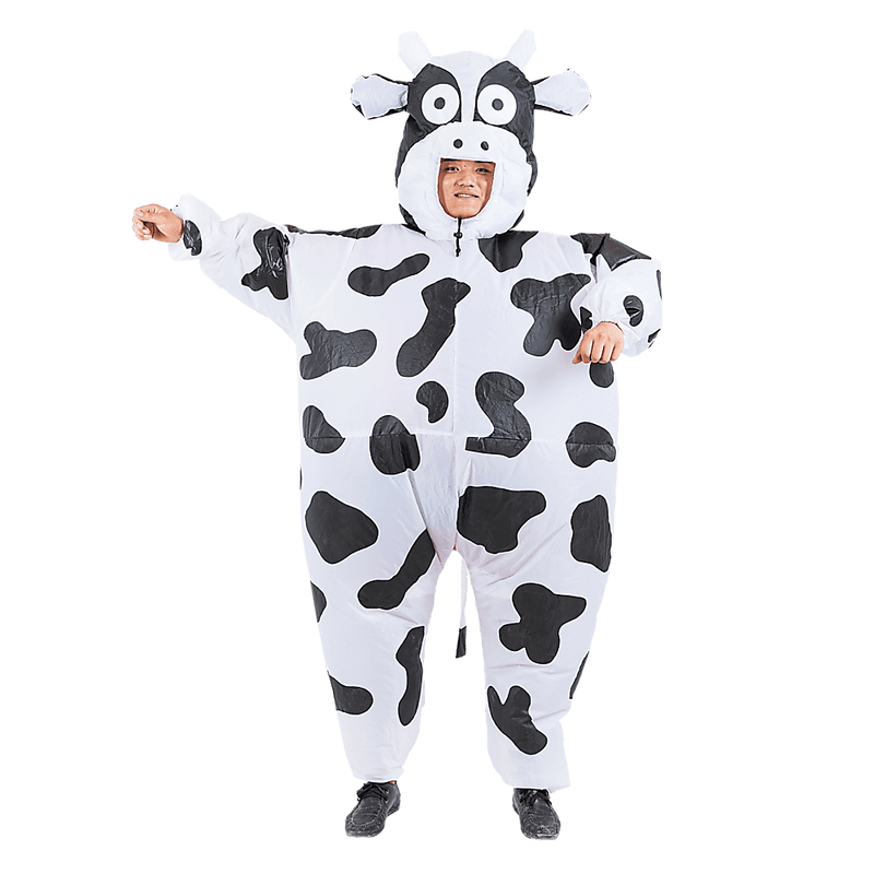 Cow Fancy Dress Fan Inflatable Costume Suit