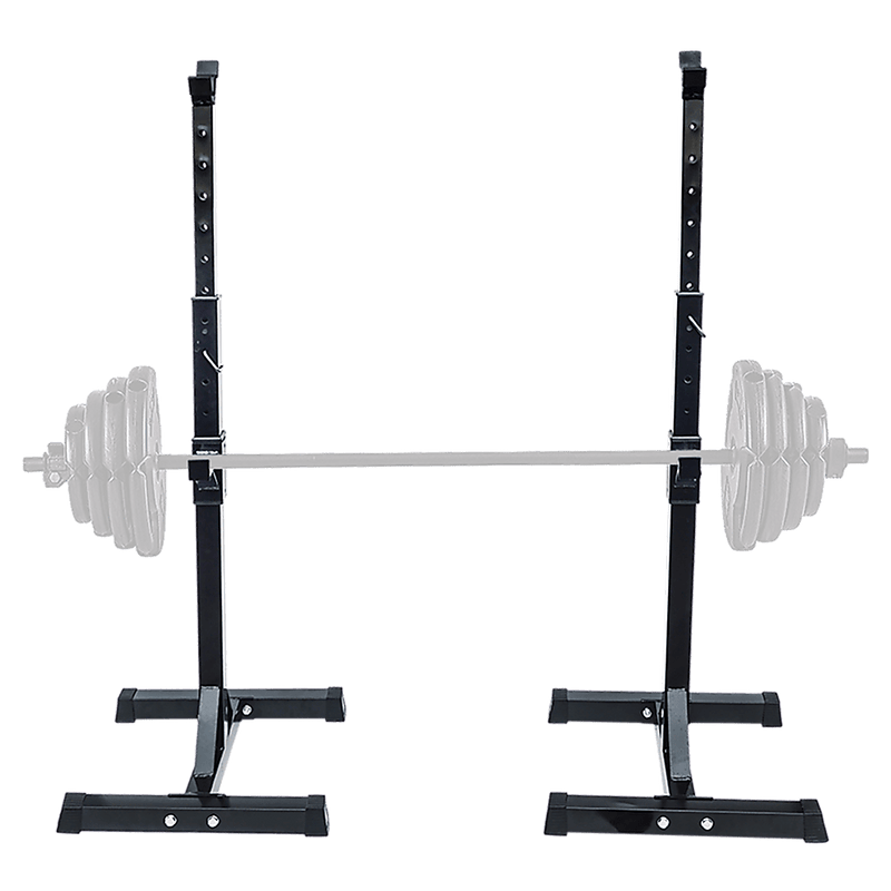 Pair of Adjustable Squat Rack Sturdy Steel Barbell Bench Press Stands GYM/HOME