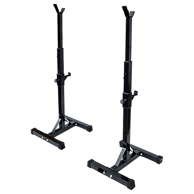 Pair of Adjustable Squat Rack Sturdy Steel Barbell Bench Press Stands GYM/HOME