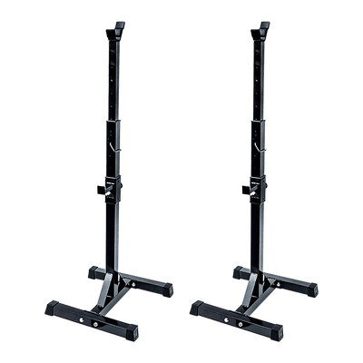 Pair of Adjustable Squat Rack Sturdy Steel Barbell Bench Press Stands GYM/HOME
