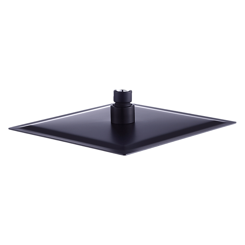 200mm Shower Head Square 304SS Electroplated Matte Black Finish