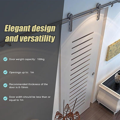 Sliding Barn Door Hardware Stainless Steel