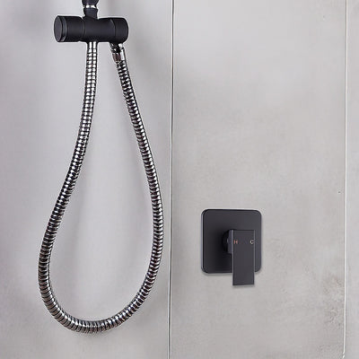 Shower Bath Mixer Tap Bathroom WATERMARK Approved - Electroplated Matte Black