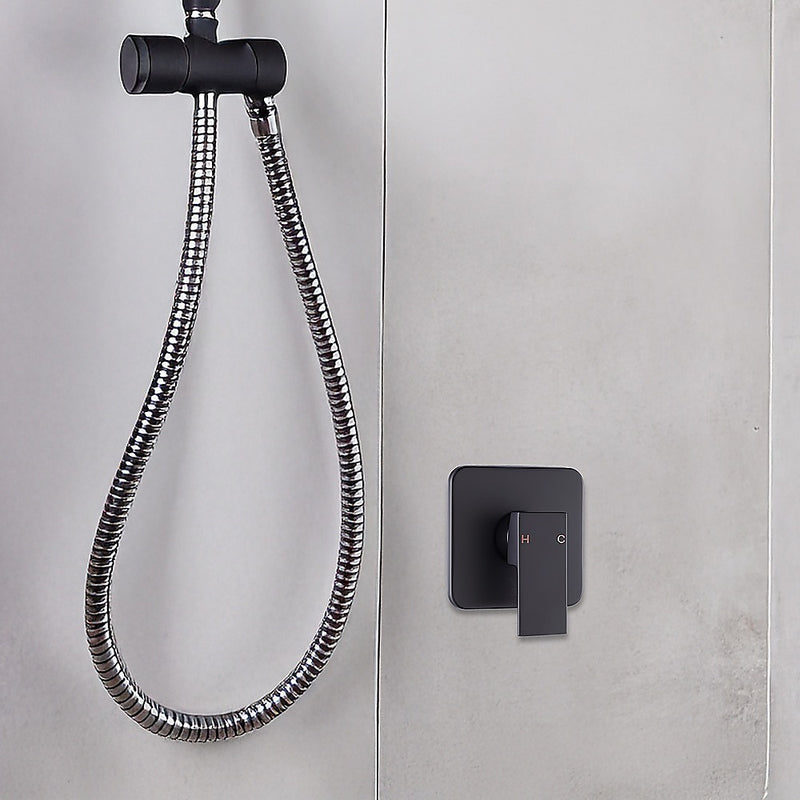 Shower Bath Mixer Tap Bathroom WATERMARK Approved - Electroplated Matte Black