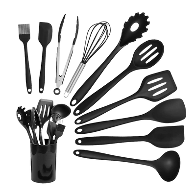 11pcs Kitchen Utensil Set Silicone Heat-Resistant Non-Stick Kitchen Utensils kit