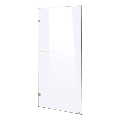 700 x 2100mm Frameless 10mm Safety Glass Shower Screen