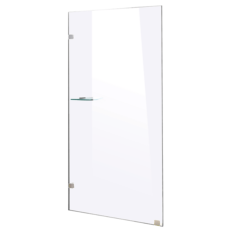 900 x 2100mm Frameless 10mm Safety Glass Shower Screen