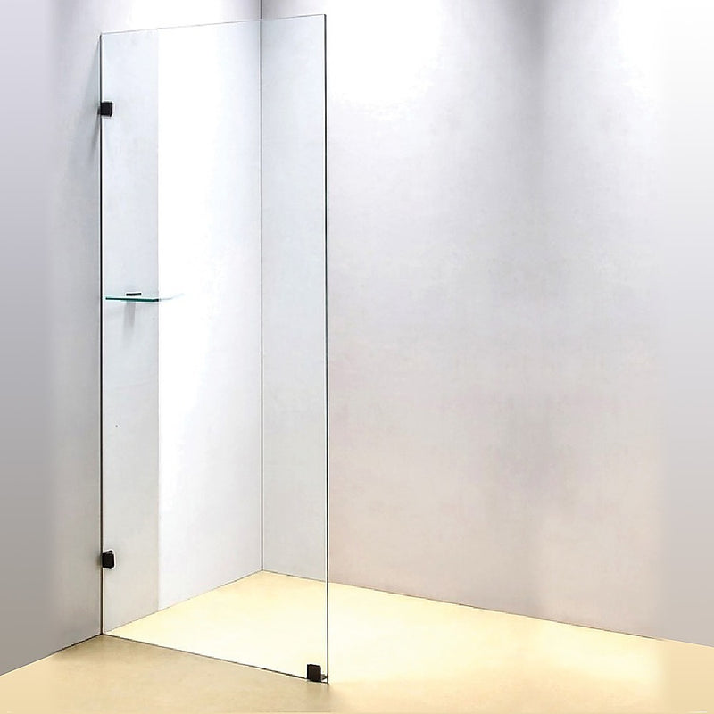 700 x 2100mm Frameless 10mm Safety Glass Shower Screen