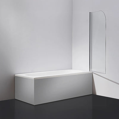 180 Degree Pivot Door 6mm Safety Glass Bath Shower Screen 900x1400mm By Della Francesca