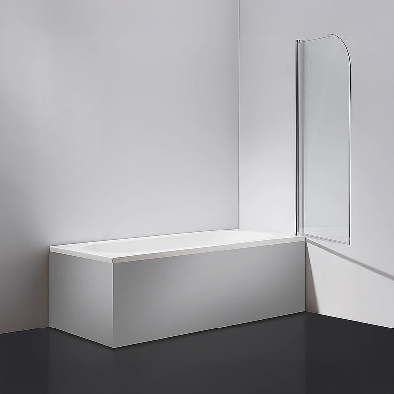180 Degree Pivot Door 6mm Safety Glass Bath Shower Screen 900x1400mm By Della Francesca