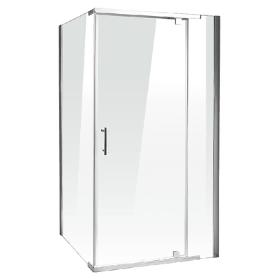 Shower Screen 1200x700x1900mm Framed Safety Glass Pivot Door By Della Francesca