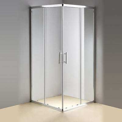900 x 900mm Sliding Door Nano Safety Glass Shower Screen By Della Francesca