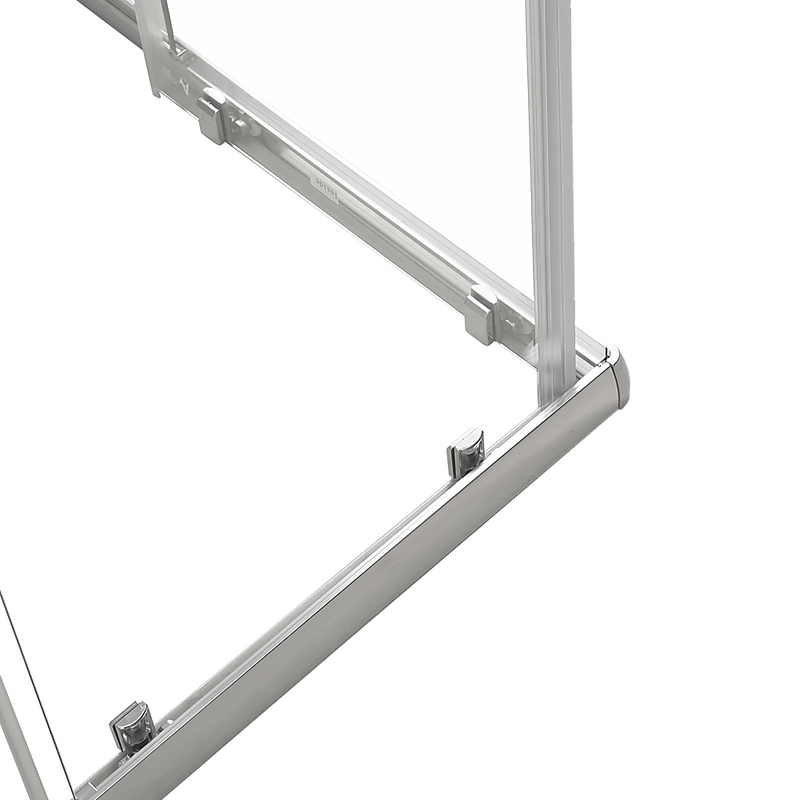 900 x 900mm Sliding Door Nano Safety Glass Shower Screen By Della Francesca