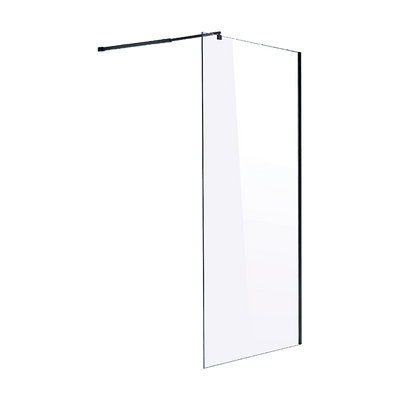 1100 x 2000mm Frameless 10mm Safety Glass Shower Screen