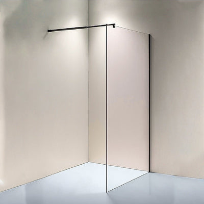 1100 x 2000mm Frameless 10mm Safety Glass Shower Screen