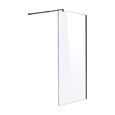 1000 x 2100mm Frameless 10mm Safety Glass Shower Screen
