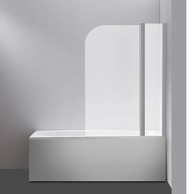 180 Degree Pivot Door 6mm Safety Glass Bath Shower Screen 1200x1400mm By Della Francesca