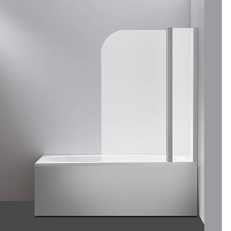 180 Degree Pivot Door 6mm Safety Glass Bath Shower Screen 1200x1400mm By Della Francesca