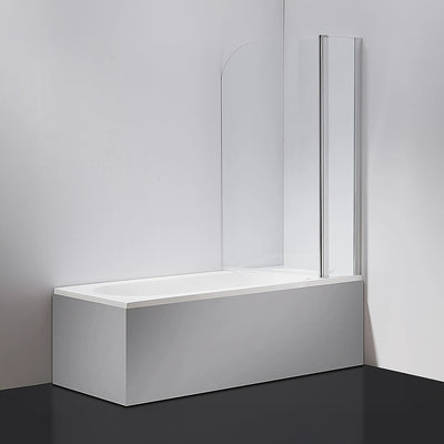 180 Degree Pivot Door 6mm Safety Glass Bath Shower Screen 1200x1400mm By Della Francesca