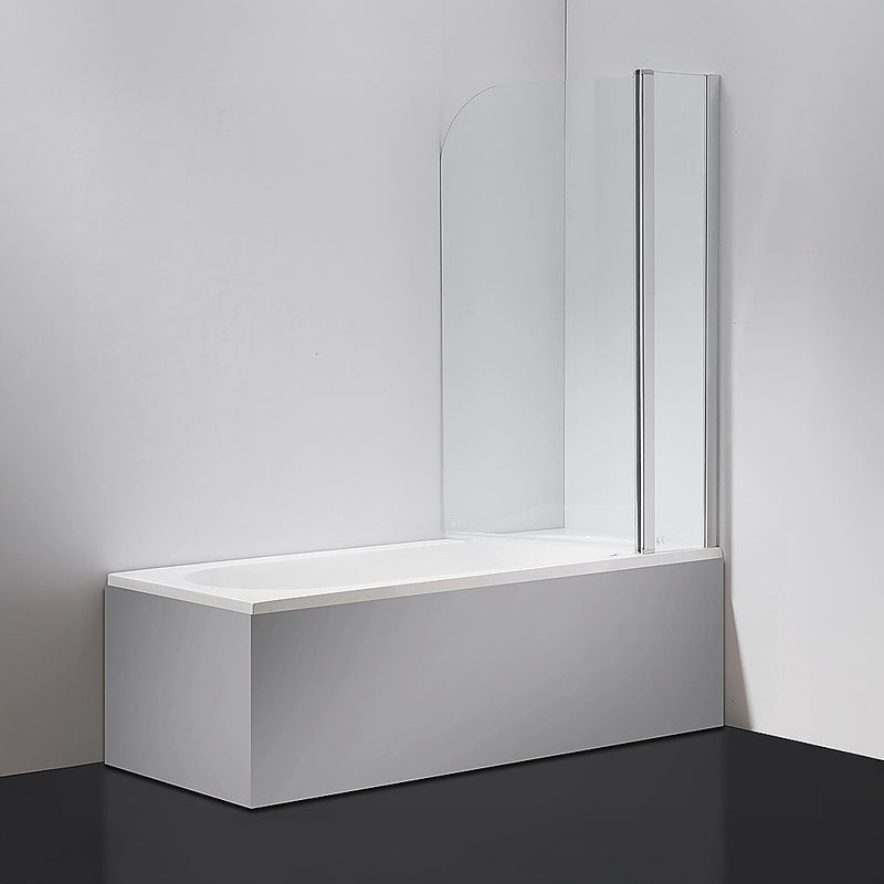 180 Degree Pivot Door 6mm Safety Glass Bath Shower Screen 1200x1400mm By Della Francesca