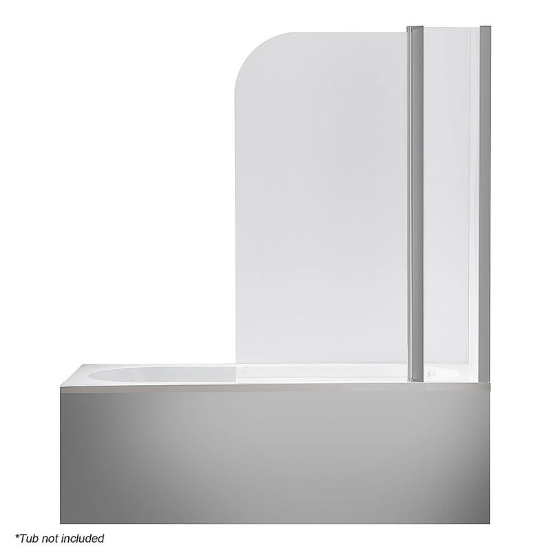 180 Degree Pivot Door 6mm Safety Glass Bath Shower Screen 1200x1400mm By Della Francesca
