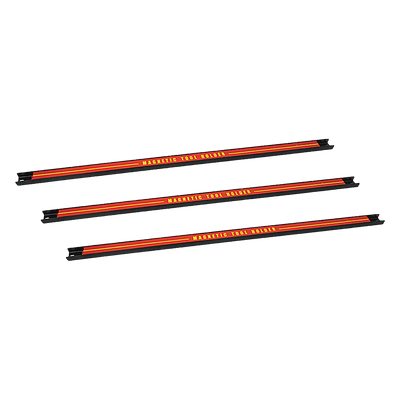 3 x 61cm Magnetic Wall Mounted Tool Holder Storage Organiser Garage Workshop