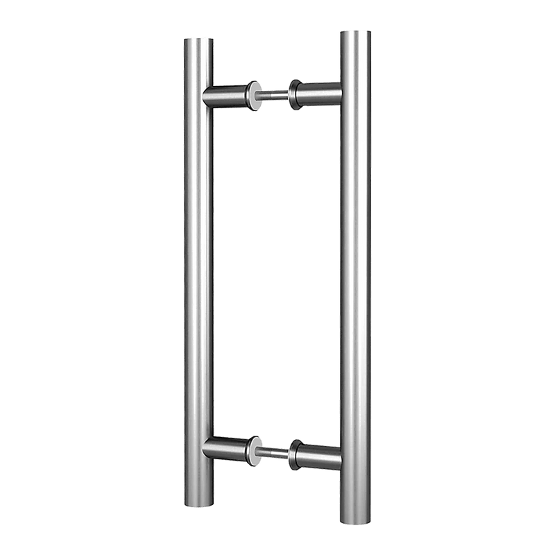 Round 300mm Push Pull Stainless Steel Door Handle Entrance Entry Shower Glass