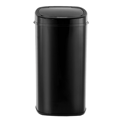 68L Motion Sensor Bin Automatic Stainless Steel Kitchen Rubbish Trash - Black