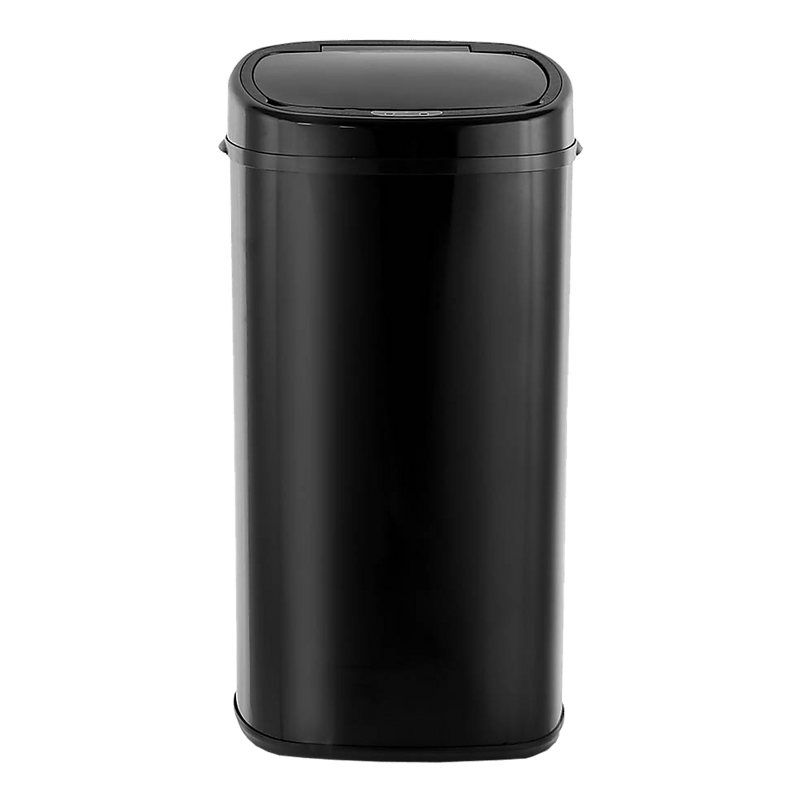 68L Motion Sensor Bin Automatic Stainless Steel Kitchen Rubbish Trash - Black
