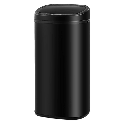 68L Motion Sensor Bin Automatic Stainless Steel Kitchen Rubbish Trash - Black