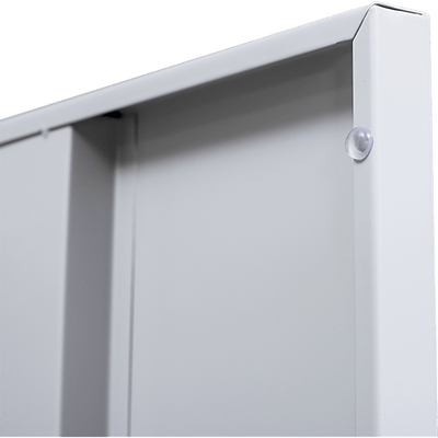 2-Door Vertical Locker for Office Gym Shed School Home Storage