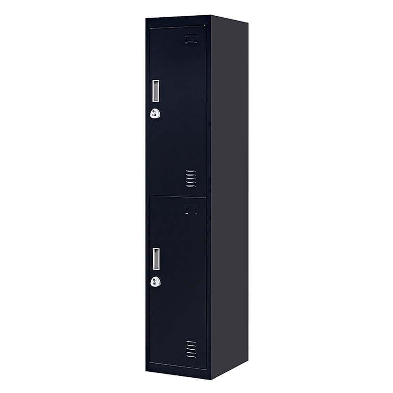 2-Door Vertical Locker for Office Gym Shed School Home Storage