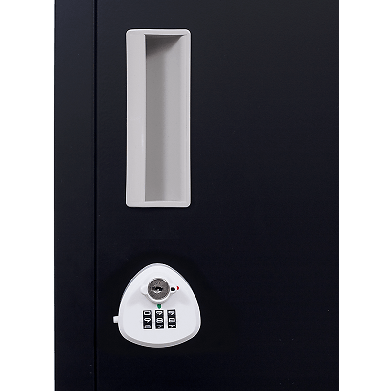 2-Door Vertical Locker for Office Gym Shed School Home Storage