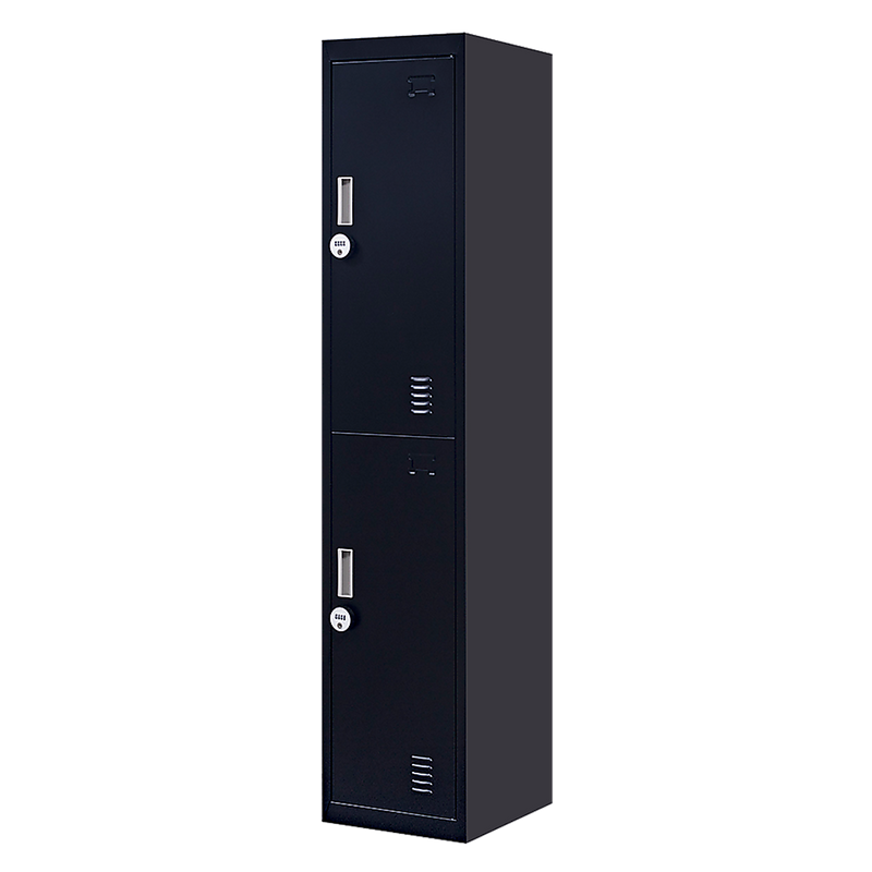 2-Door Vertical Locker for Office Gym Shed School Home Storage