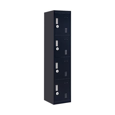 4-Door Vertical Locker for Office Gym Shed School Home Storage