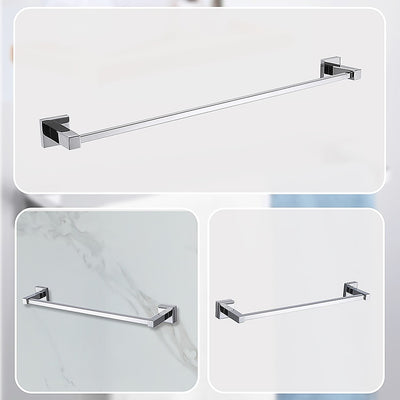 Classic Chrome Towel Bar Rail Bathroom