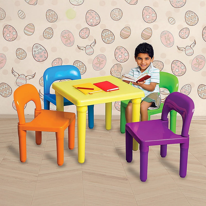 Kids Table and Chairs Play Set Toddler Child Toy Activity Furniture In-Outdoor